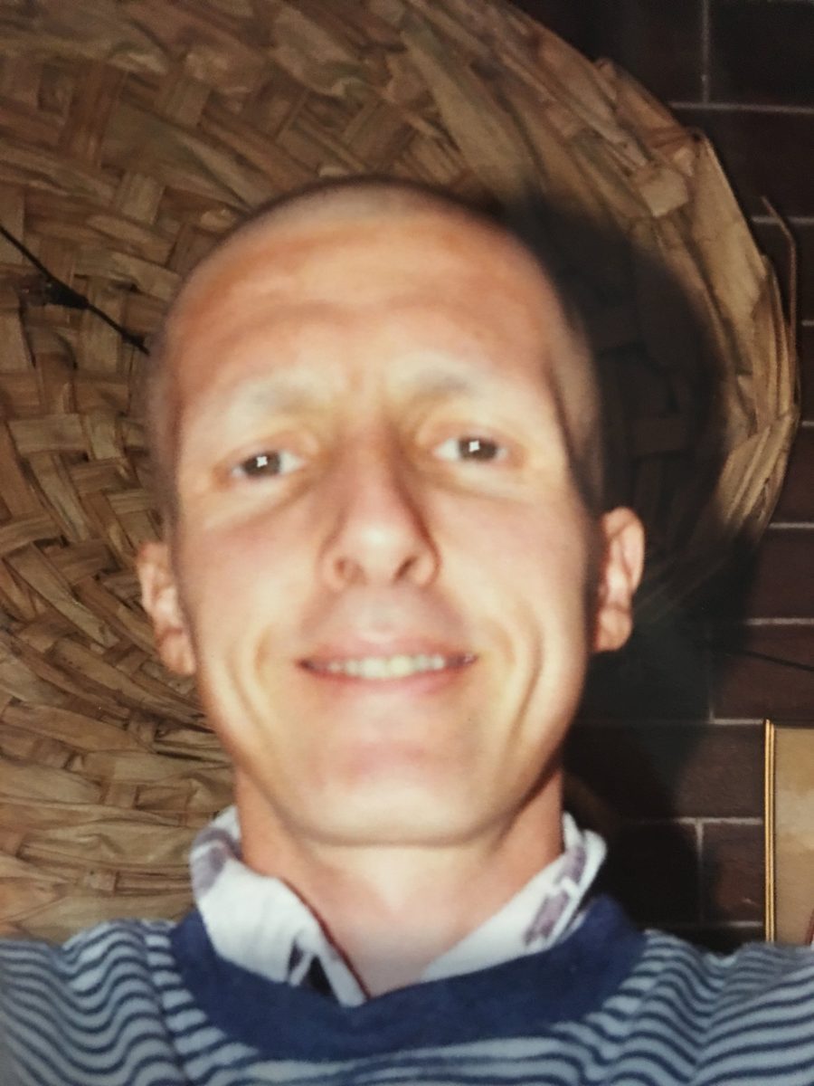 Mark at age 28 during cancer treatment