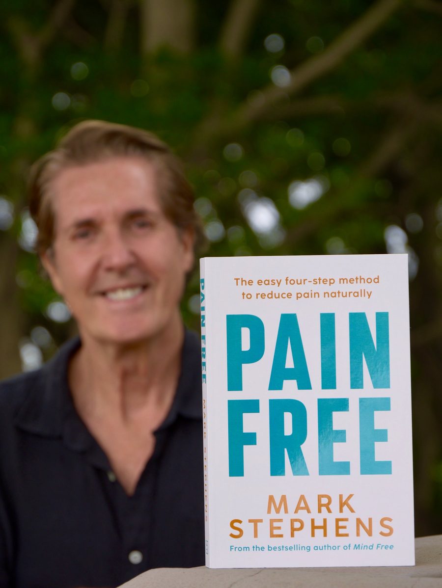 Mark with his book Pain Free