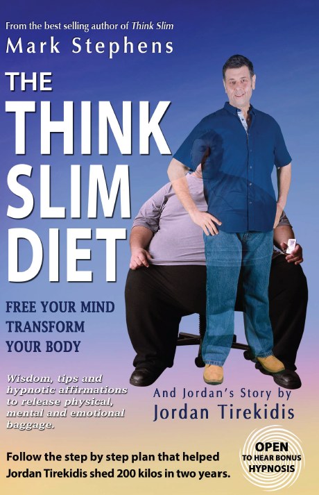 The Think Slim Diet book cover, featuring Jordan Tirekidis