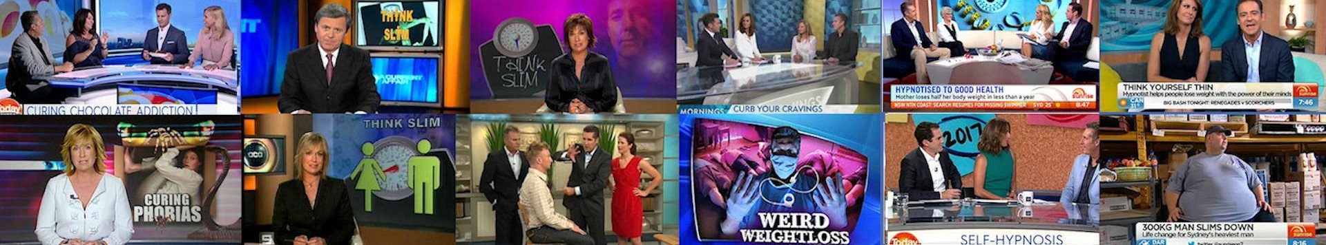 A collage of Mark Stephens on A Current Affair, Today, Sunrise, The Morning Show and more