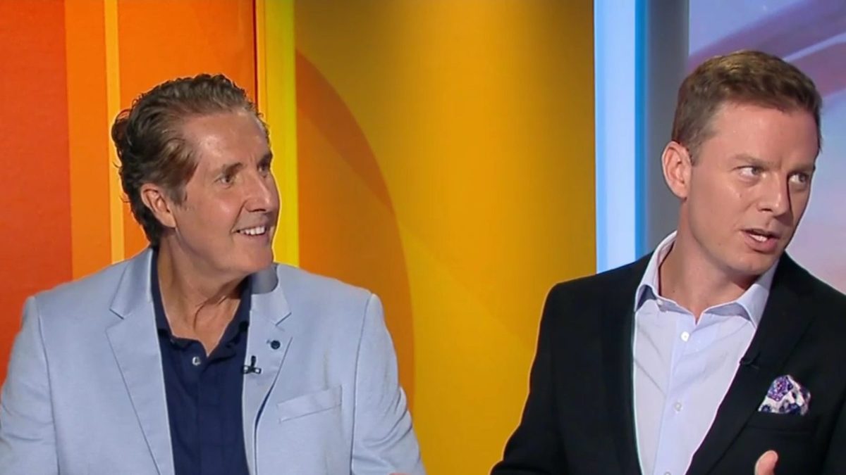 Mark with Ben Fordham on Today Extra