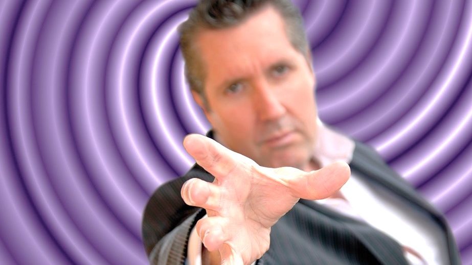 Mark Stephens reaching towards the camera